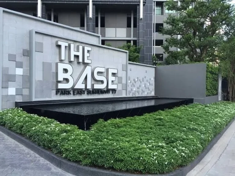 For rent Condo The Base Park East สุขุมวิท 77 1 ห้องนอนมีรถรับส่งBTSอ่อนนุช ฟรีWI-FI