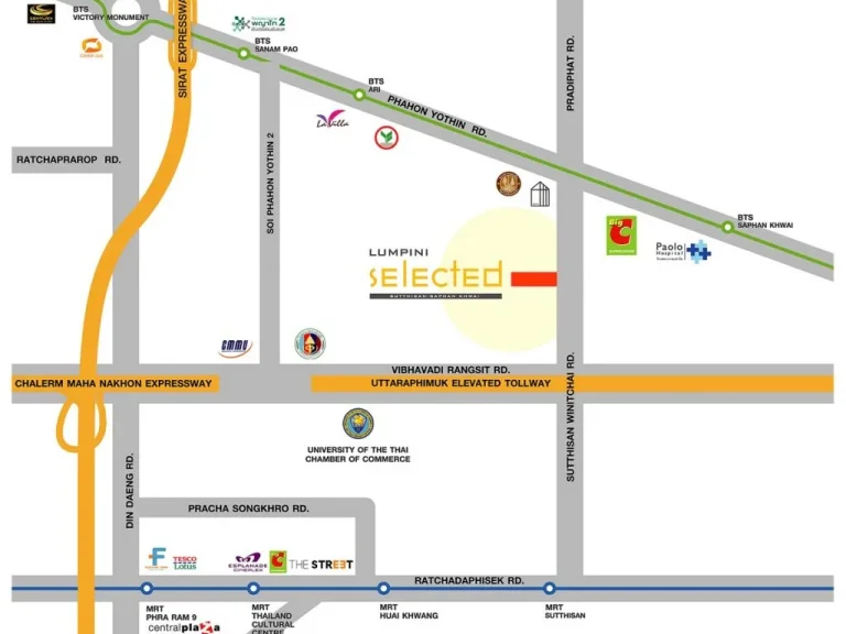 ให้เช่าคอนโด ลุมพินี สุทธิสาร-สะพานควาย LPN Selected Sutthisan-Saphankwai 30 ตรม ใกล้ BTS