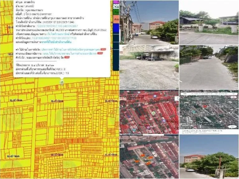 ที่ดิน เนื้อที่ 167 ตารางวา ซลาดพร้าว 101 แยก 42 แปลงเล็กราคาถูกสุดสุด