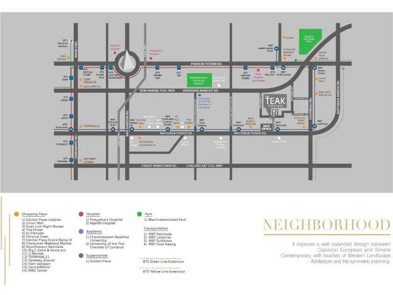 The Teak Ratchada 19 คอนโดใหม่ ติด MRT รัชดา และถนนใหญ่เพียง 50 เมตร เชื่อมต่อ CBD เพียง 5 นาที