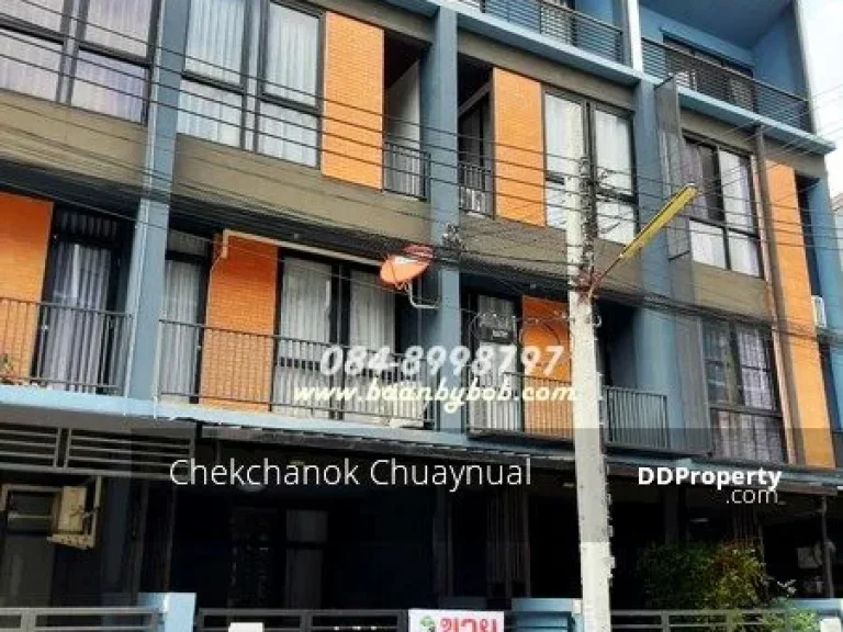 ให้เช่า ทาวน์โฮม 35 ชั้น แจ้งวัฒนะ Haus 35 Chaengwattana 18ตรว 3นอน 3น้ำ เช่าด่วน 18000 บาท