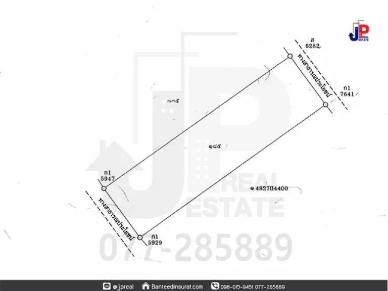 ขาย ที่ดินสวนยาง 27ไร่เศษ ตทุ่งรัง กาญจนดิษฐ์ สุราษฎร์ธานี ติดถนนสองด้าน ใกล้อบตทุ่งรัง 1นาที