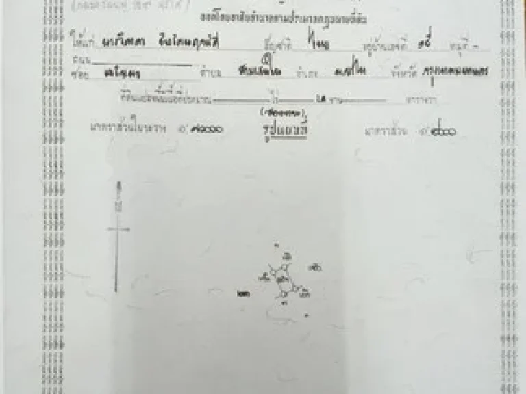 ขายที่ดินเปล่า คลอง 13 องครักษ์ - นครนายก เนื้อที่รวม 2 งาน 2 แปลง