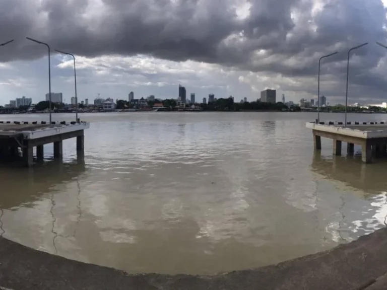 ขายที่ดินราษฎร์บูรณะ ติดแม่น้ำเจ้าพระยา พร้อมใบอนญาตท่าเรือ พื้นที่สีส้ม เนื้อที่ 14-2-96 ไร่ 58962 ตรว