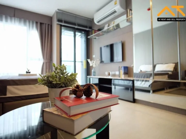 For rent Rhythm Sukhumvit 36 - 38 Studio size 24 sqm Beautiful room fully furnished