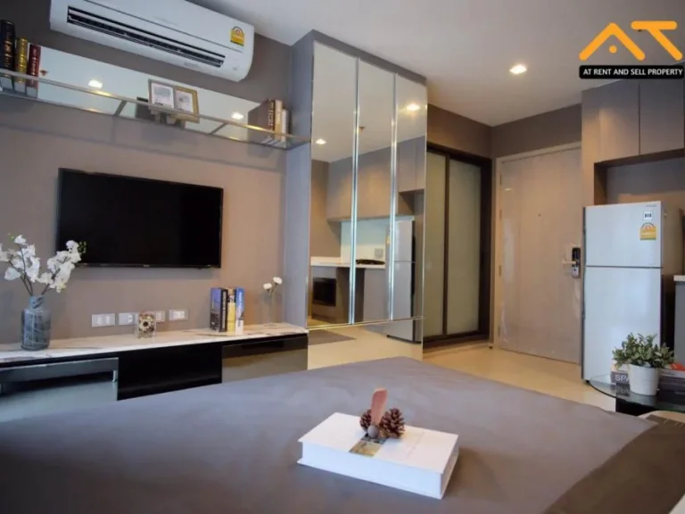 For rent Rhythm Sukhumvit 36 - 38 Studio size 24 sqm Beautiful room fully furnished