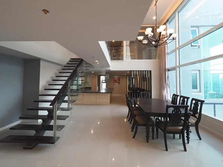 คอนโด Circle Condominium แต่งหรูแบบ Duplex 4ห้องนอน For Rent A Luxury and Spacious 4 Bedroom Duplex Unit