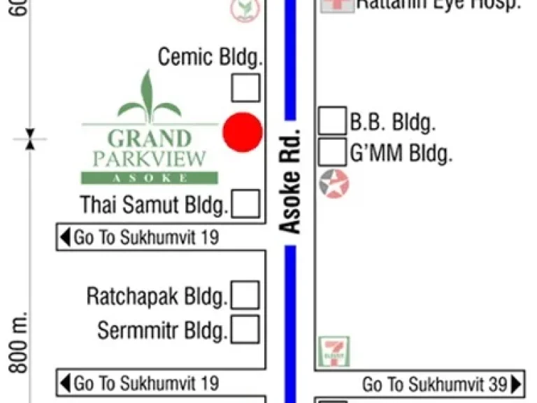 คอนโด Grand Parkview อโศก ตรงข้ามแกรมมี่ 41ตรม 41ล้าน 0949263629