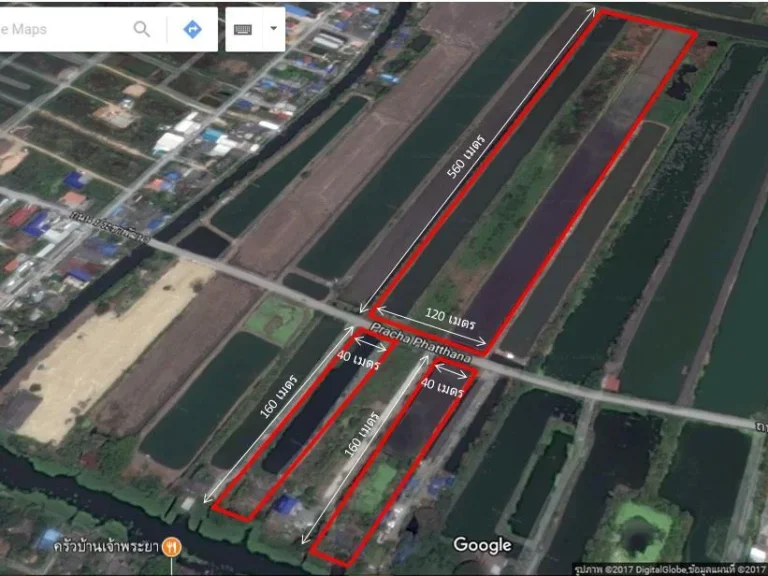 ขายที่ดิน 52ไร่ ติดถนน ลาดกระบัง ใกล้สนามบินสุวรรณภูมิ