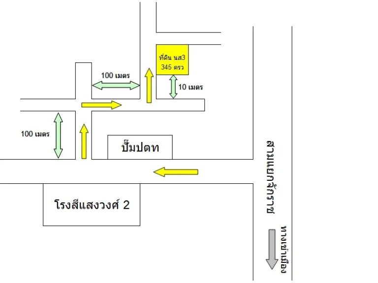 ขายที่ดิน 345 ตารางวา นส3 จนครราชสีมา เจ้าของขายเอง ต่อรองได้