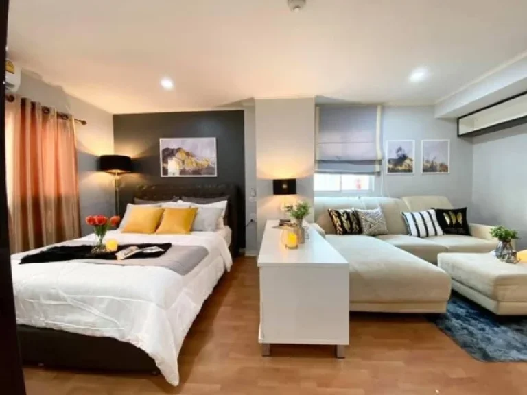 ขาย Lumpini ville Thailand Cutural condo ตึก D1 ขนาด 31 ตรม ห้องมุม ชั้น สูง วิวดี