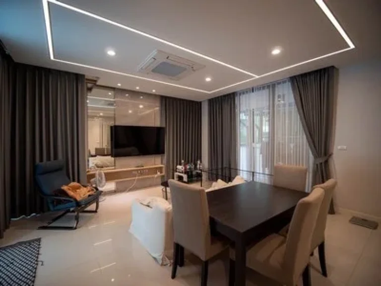 ขายด่วน ตกแต่งครบ บ้านกลางเมือง CLASSE เอกมัย  รามอินทรา บ้านแฝด 3 ชั้น ระดับ Luxury