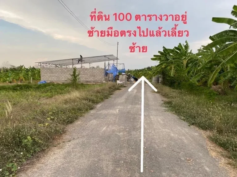 ขายที่ดินเปล่า100ตรว ถมแล้ว