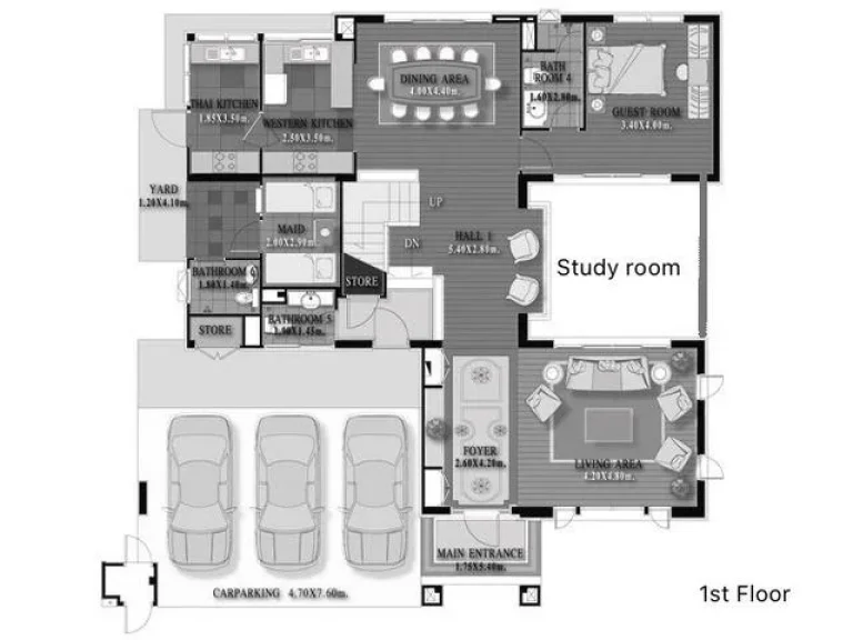 ให้เช่าบ้านเดี่ยว 2 ชั้น พื้นที่ 420 ตรม โครงการแสนสิริ สุขุมวิท 67 ใกล้ BTS พระโขนง