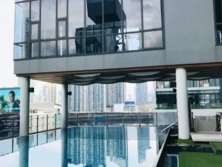 Condo for RENT at Rhythm Asoke 1 ชั้น33 ขนาด 23 ตรม พร้อมเฟอร์นิเจอร์ Build in ครบ