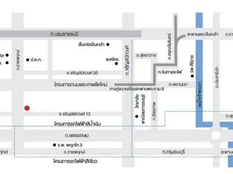 ให้เช่า ดีคอนโด แคมปัส รีสอร์ท ราชพฤกษ์ - จรัญฯ 13 ชั้น 2 วิวสระ ใกล้ BTS บางหว้า