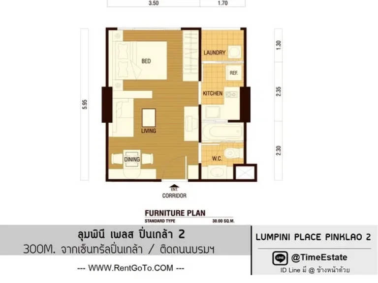 7500 คอนโดติดเซ็นทรัลปิ่นเกล้า ให้เช่า LPN Place ลุมพินี เพลส ปิ่นเกล้า2 วิวไม่มีตึกบัง