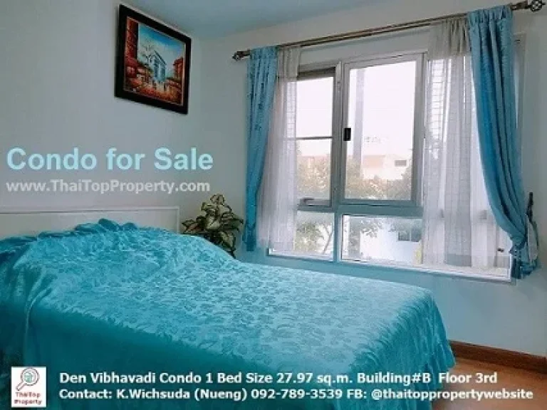 ขายห้องชุดคอนโด เด็น วิภาวดี DEN Vibhavadi Condominium for Sale -B