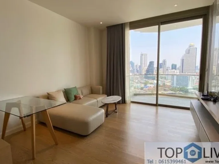 ForRent Magnolia Waterfront at Icon Siam 1 bed 1 bath Floor 21 Near BTS Saphan Taksin