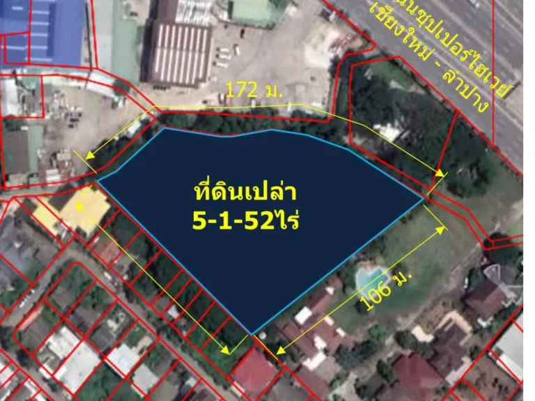 ขายที่ดินเปล่า 5-1-52 ไร่ ตฟ้าฮ่าม อเมืองเชียงใหม่