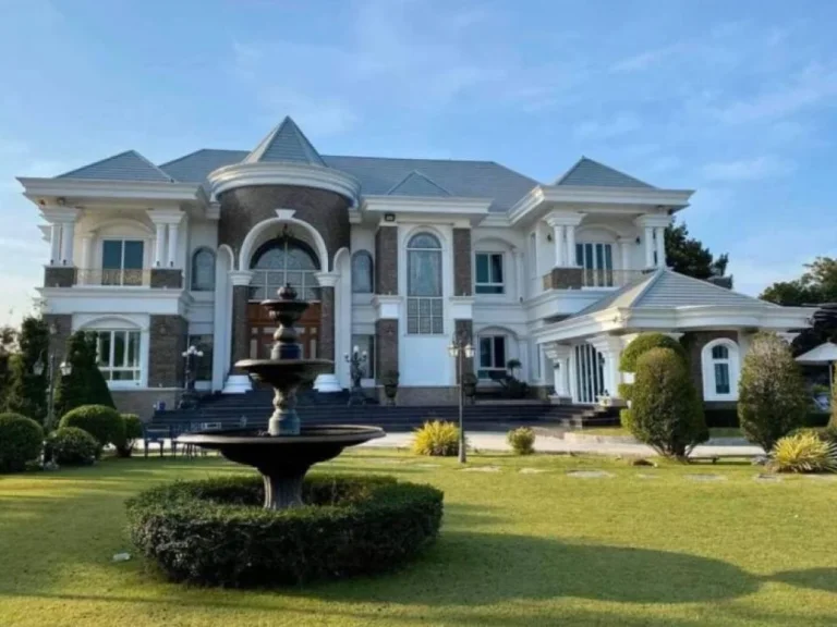 Super Luxury House ขายบ้านคฤหาสน์หรู พร้อมสระว่ายน้ำ บ้านใหม่ เนื้อที่ 4 ไร่ครึ่ง ซอยหมู่บ้านวรางกูล