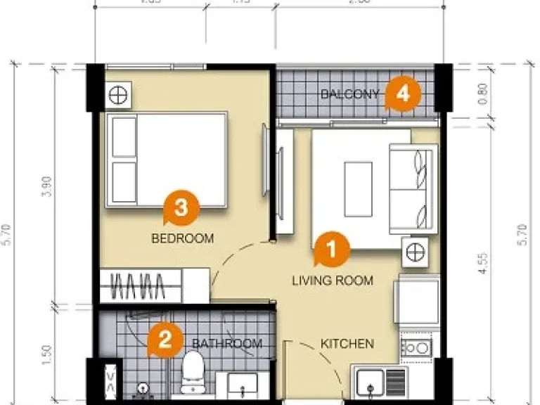 ขาย The Time Condo ศรีราชา หลัง มเกษตรศาสตร์ ศรีราชา