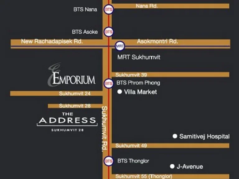 ขายคอนโด THE ADDRESS สุขุมวิท 28 ใกล้รถไฟฟ้า BTS พร้อมพงษ์