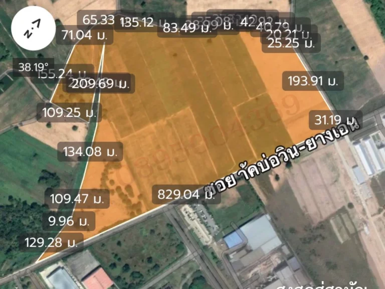 ขายที่ดินบ่อวิน ชลบุรี ตรงข้ามนิคมอุตสาหกรรมเหมราช1 ผังสีม่วง ติดถนนคอนกรีต 115 ไร่