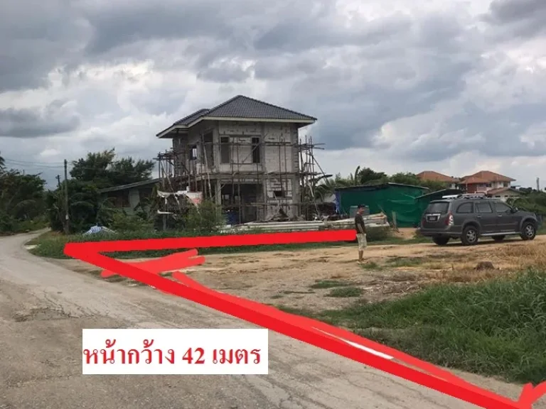 ขายที่ดิน2ไร่1งาน45ตรวติดถนนเลียบคลองเจ๊ก อบางบัวทอง จนนทบุรี