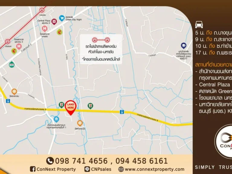 ขายบ้านเดี่ยว 764 ตารางวา หมู่บ้าน บุราสิริ ท่าข้าม-พระราม 2