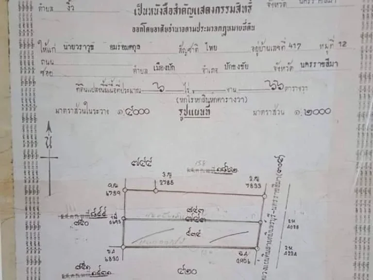 ขายที่ดิน ราคาไม่แพง 3ไร่ 33งาน ติดถนน304 ติดปั้ม ปตท ใกล้ ปั๊ม pt ตงิ้ว อปักธงชัย จนครราชสีมา