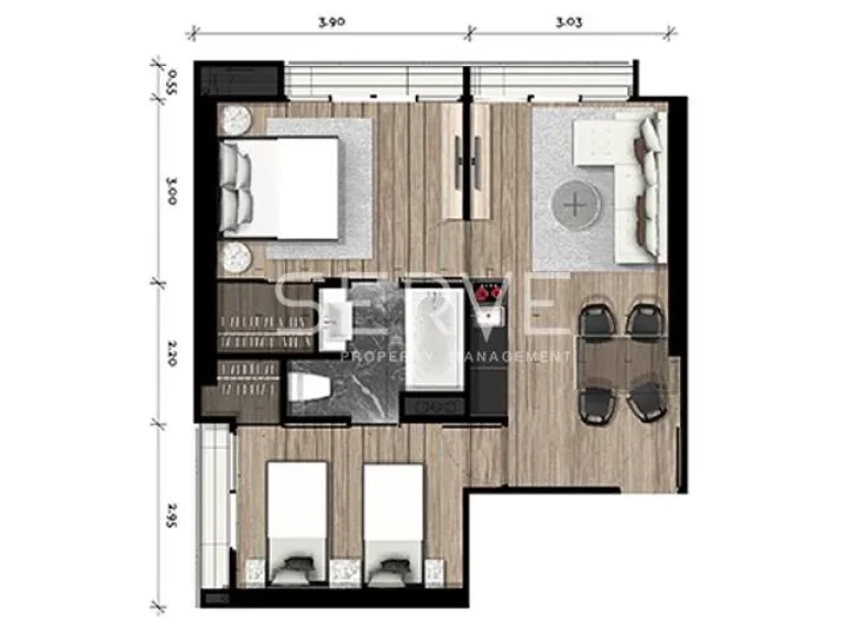 BEST SELLING PRICE Park24 1 Bd 1 Bth Studio 28 sqm 199k sqm THB