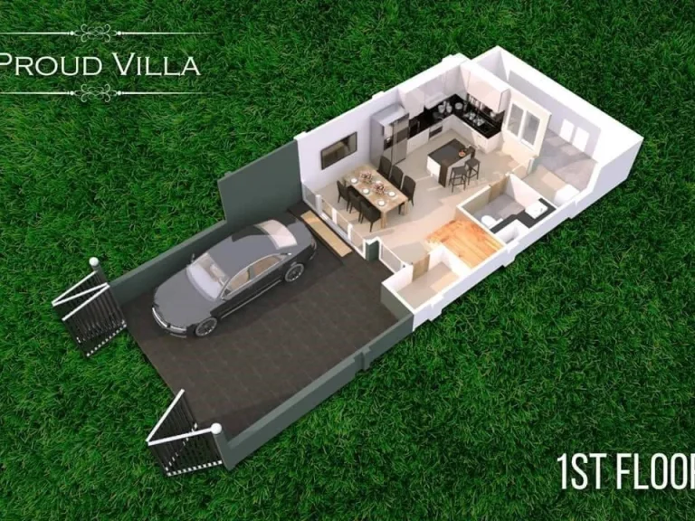 โครงการใหม่พร้อมอยู่ Town Home Proud Villa หมู่บ้าน Exclusive ทาวน์โฮมขนาดใหญ่ ใจกลางเมือง สาทร-เจริญราษฏร์ ด้วยแนวคิด quotสร้างบ้านเหมือนอยู่เอง