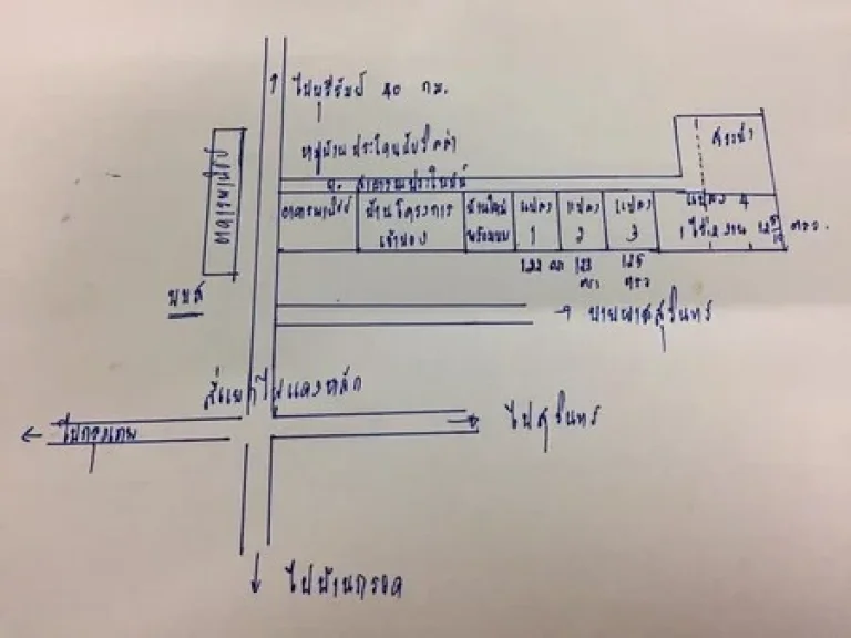 ที่ดินเปล่า 4 แปลง ประโคนชัย - บุรีรัมย์ บรรยากาศเงียบสงบ