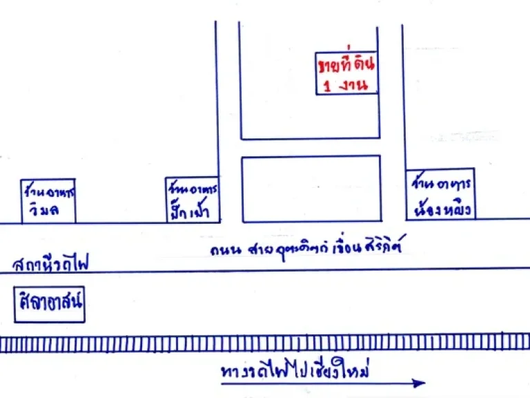 ที่ดิน หลังสถานีรถไฟศิลาอาสน์ อเมืองฯ อุตรดิตถ์