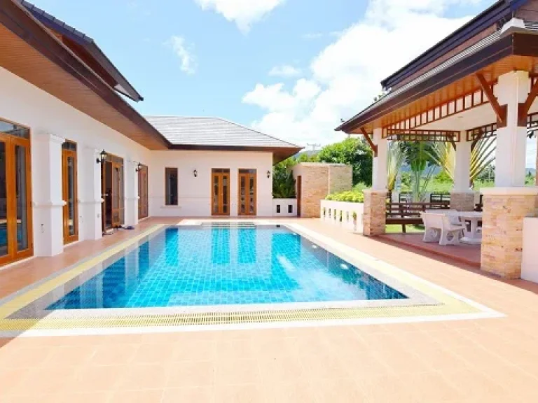 บ้านเช่าพร้อมอยู่ TROPICAL POOL VILLA พร้อมสระว่ายน้ำ วิวภูเขา