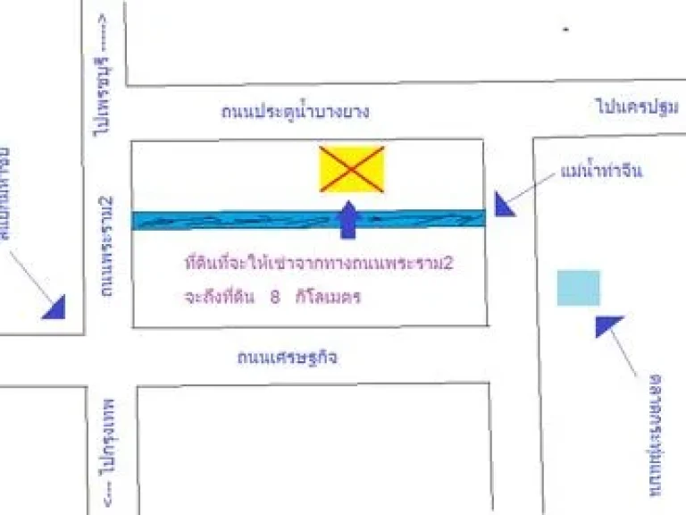 ให้เช่าที่ดิน 30 ไร่ อยู่ที่สมุทรสาคร ถประตูน้ำบางยาง อำเภอแพ้วเมือง ถนนตัดผ่าน 2 สาย ทำอุตสาหกรรมได้