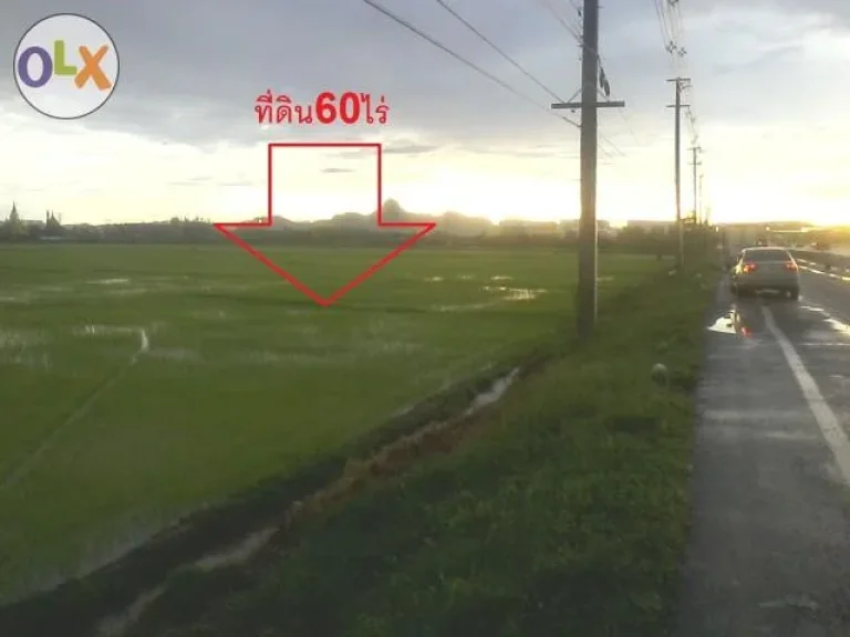 ที่ดิน60ไร่ๆละ25ล้านบาทติดพระราม2ถนนธนบุรี-ปากท่อ ใกล้แยกวังมะนาว