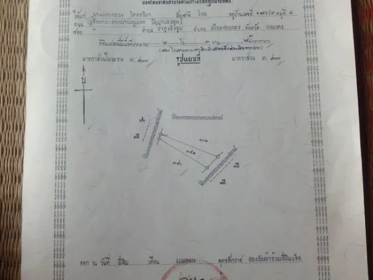 ต้อวการขายที่นา