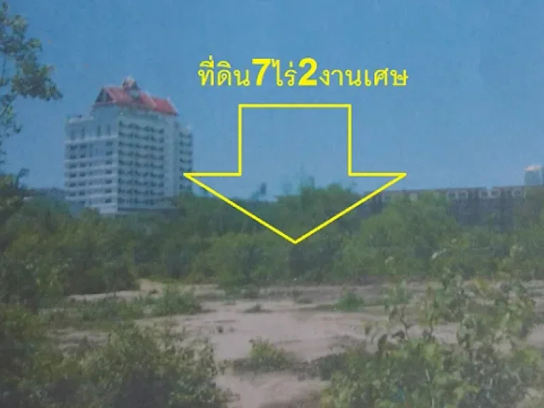 ที่ดินชะอำ7ไร่2งานเศษห่างจากหาดชะอำ500เมตรในซอยหนองแจง ขายไร่ละ5ล้านบาท