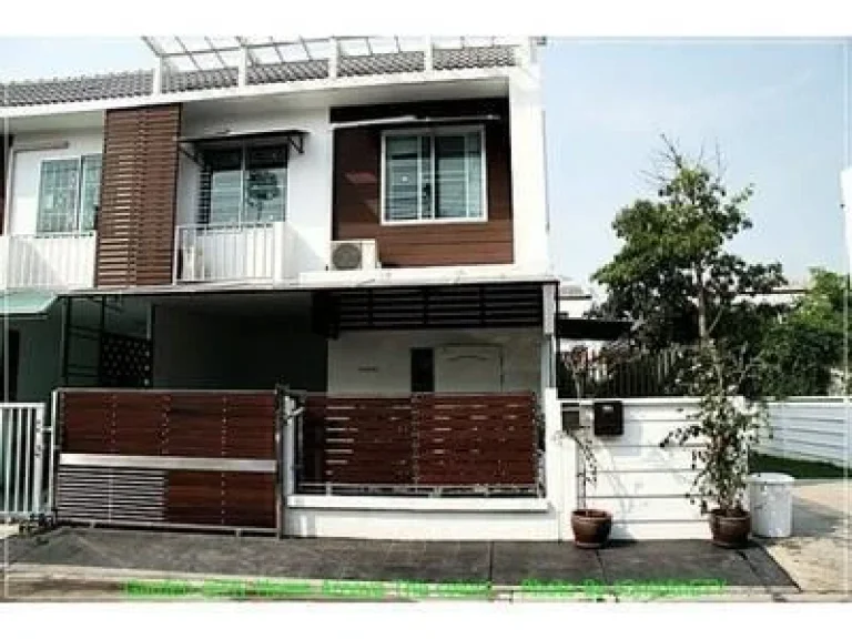 ขาย - ให้เช่า บ้าน Townhome หมู่บ้านอารียา เกษตรนวมินทร์The color หลังมุม