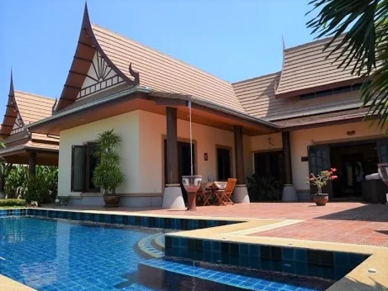 ขายบ้านเดี่ยว POOL VILLA IN THAI STYLE บ้านทรงไทย