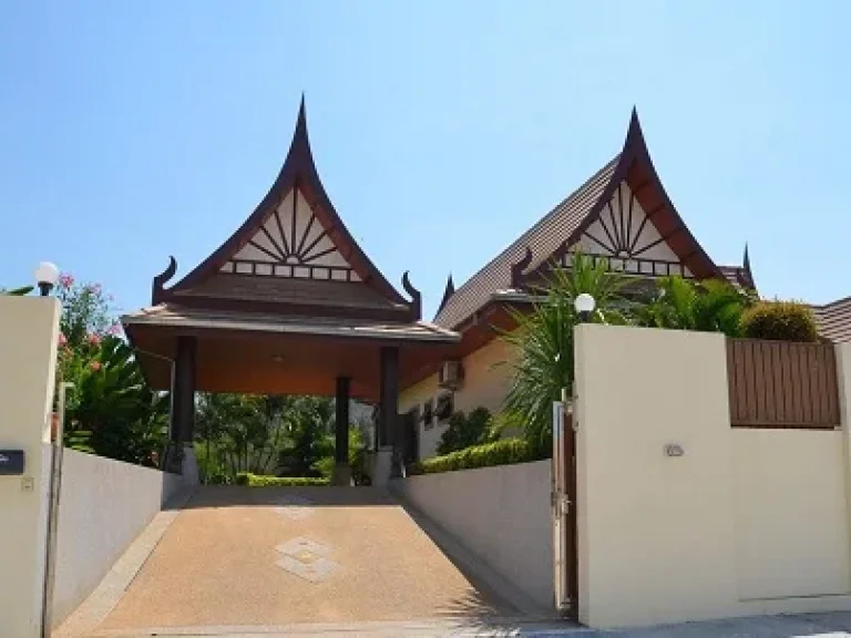 ขายบ้านเดี่ยว POOL VILLA IN THAI STYLE บ้านทรงไทย