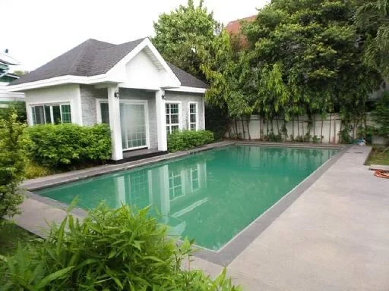 บ้านเดี่ยว พร้อมสวนและสระส่วนตัว เพื่ออยู่อาศัย ย่านบางนา A Single House with garden amp private pool for residence in Soi Bangna