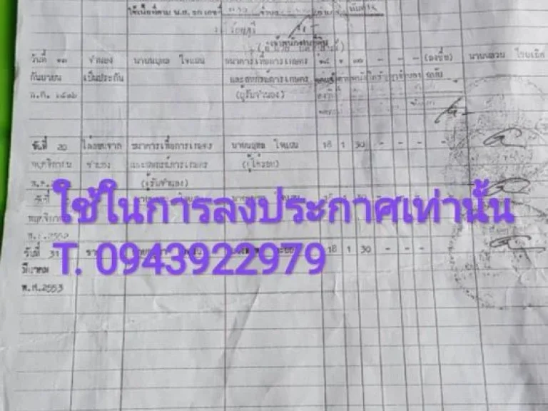 ที่ดินมีโฉนด ติดถนน ใกล้แหล่งชุมชน อหันคา จชัยนาท