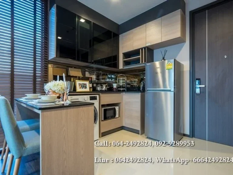 Condo for sale The Line Asoke-Ratchada 35 sqm 12A floor Near MRT Rama 9 Station Sale with tenant