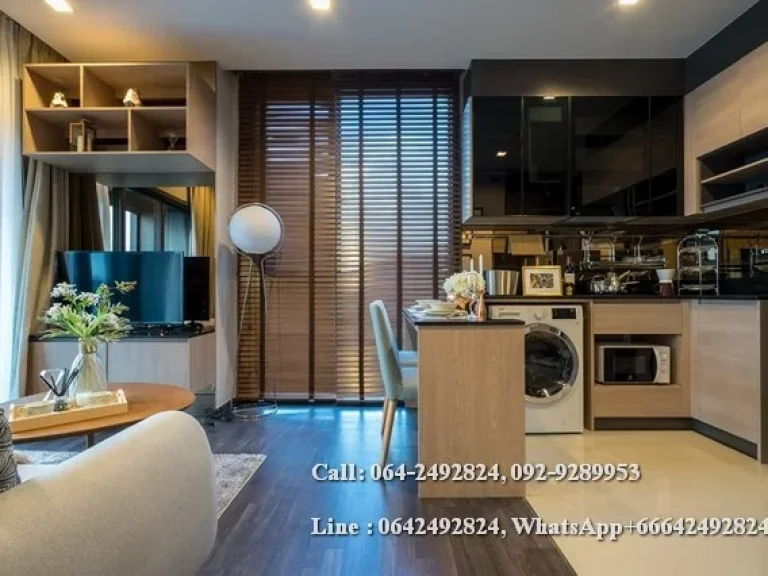 Condo for sale The Line Asoke-Ratchada 35 sqm 12A floor Near MRT Rama 9 Station Sale with tenant