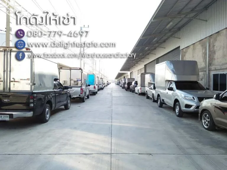 คลังสินค้าให้เช่า 550 - 1100 ตรม ติดถนนใหญ่ ลำลูกกา คลอง 7 ปทุมธานี