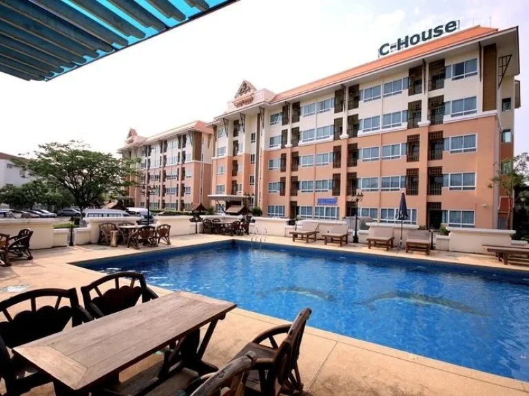 ให้เช่าคอนโด C House Amata City Rayong 1 นอน 1 น้ำ แต่งตรบ