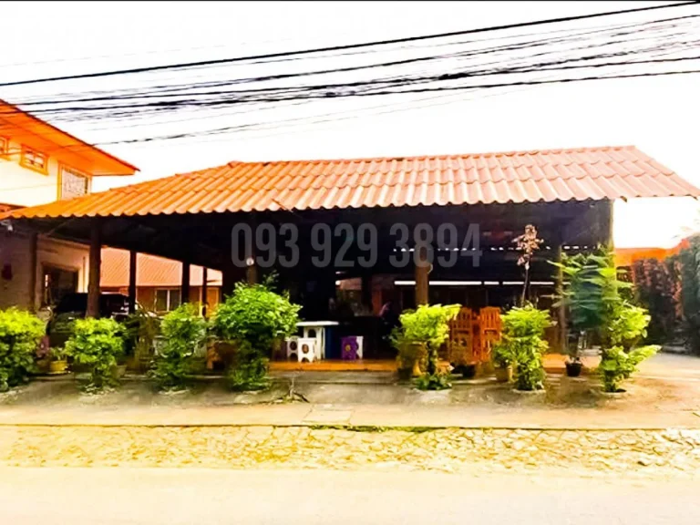 ทรัพย์ลงทุน บ้านพร้อมที่ดิน ห้องเช่า 8 ห้อง คนเช่าเต็มทุกห้องร้านอาหาร